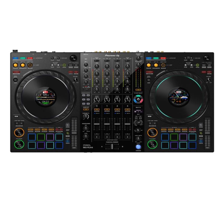4-channel DJ performance controller for rekordbox and Serato DJ Pro