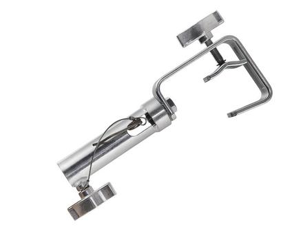 MANFROTTO STAGE CLAMP 28mm socket  *** ONE PIECE *** safety cable and R-Clip  (48mm-66mm)