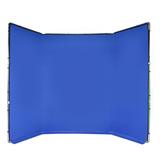 MANFROTTO Chroma Key FX Background Blue 4m x 2.9m (Kit mit Stoff und Rahmen)