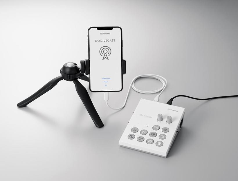 Roland GOLIVECAST Audio Mixer Live-Stream-Studio für Smartphones