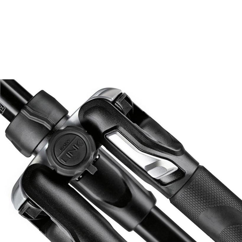 MANFROTTO Befree Advanced Alu Reisestativ Twist mit Kugelkopf, schwarz, inkl. Tragetasche