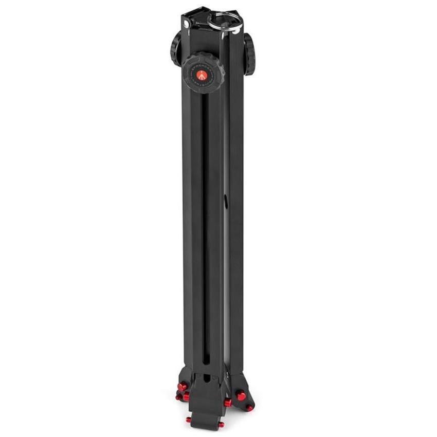 MANFROTTO Videokopf 509 Pro mit Stativ 645 Fast Twin Alu und Tasche