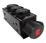 StagePort16S - CEE16 3-Phasen-Stromverteiler mit seitlichen Abgängen und Powercon Abgriffen aller drei Phasen