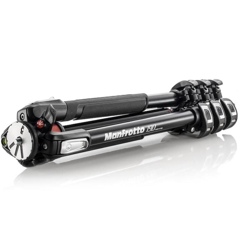 MANFROTTO 190XPRO Alu Stativ QPL, 4 Segmente max. Höhe: 160cm, max. Belastung: 7kg
