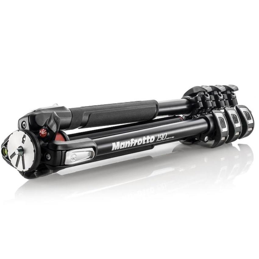 MANFROTTO 190XPRO Alu Stativ QPL, 4 Segmente max. Höhe: 160cm, max. Belastung: 7kg