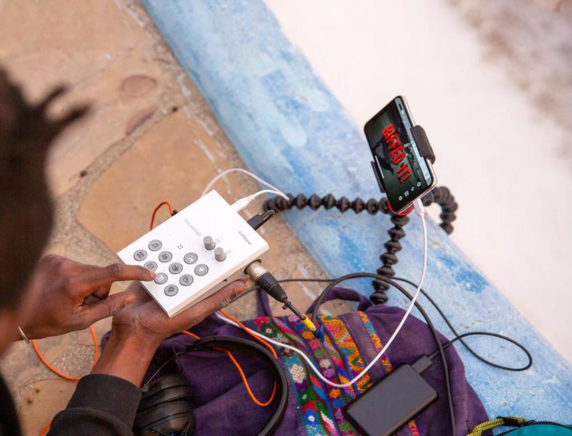 Roland GOLIVECAST Audio Mixer Live-Stream-Studio für Smartphones