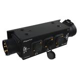StagePort16T1- CEE16 3-Phasen-Stromverteiler mit seitlichen Abgängen und Powercon-T1  Abgriffen aller drei Phasen
