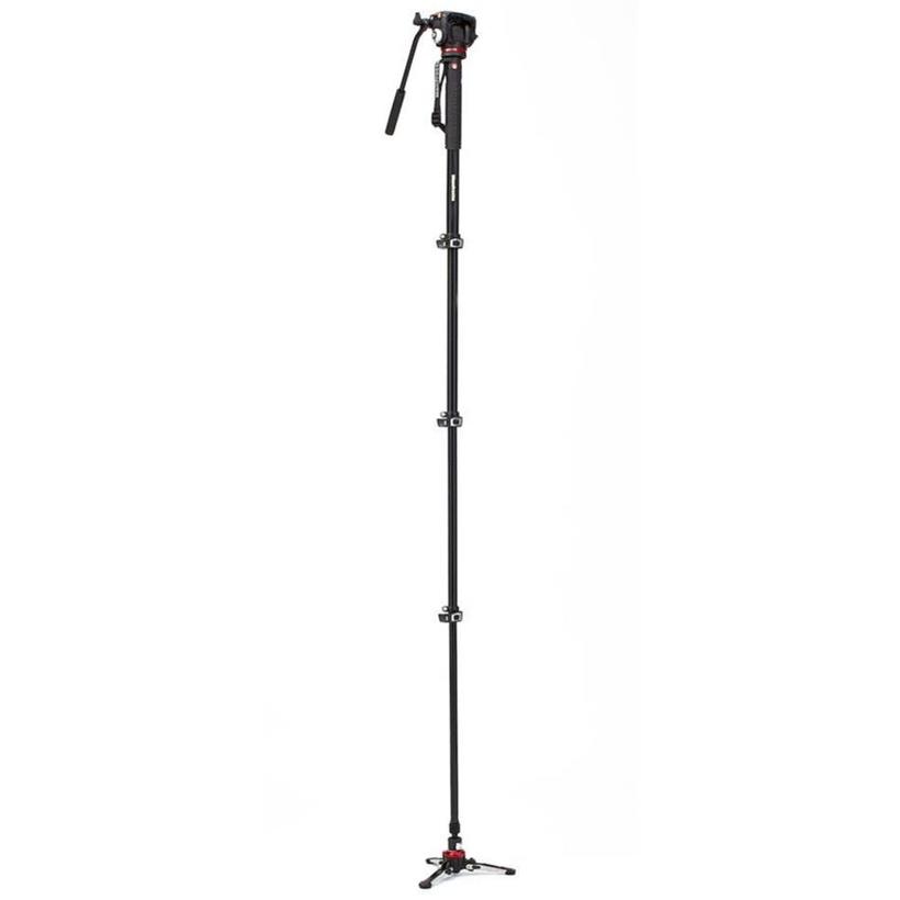 MANFROTTO XPRO Alu Video-Einbeinstativ mit 2-Wege-Neiger 4 Segmente