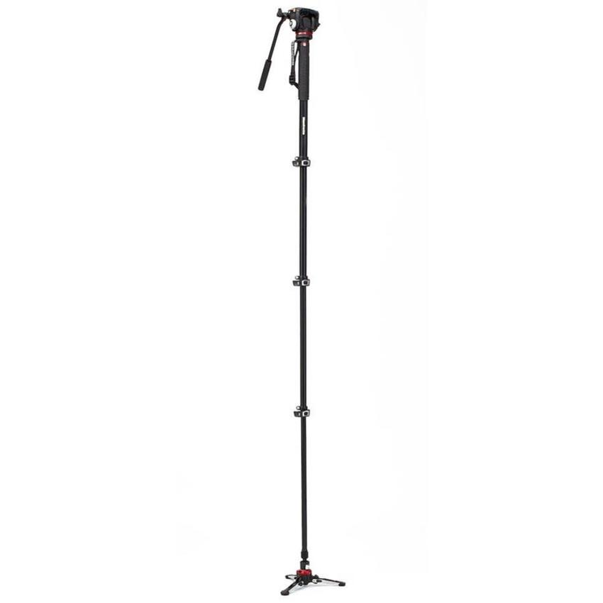MANFROTTO XPRO Alu Video-Einbeinstativ mit 2-Wege-Neiger 4 Segmente