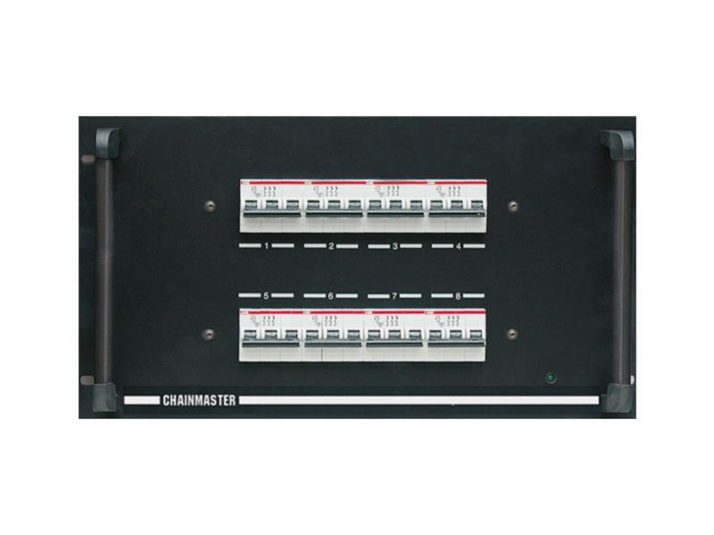 ChainMaster Handsteuerung D8,  8-Kanal, Typ II, Fernbedienung 6m Kabel, für Motoren bis 1kW, IN: CEE32/5,