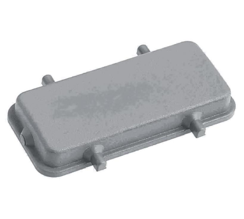 Harting HB-242-AK, Kunststoffabdeckung ohne Dichtung ohne Bügel, ohne Gummilippe
