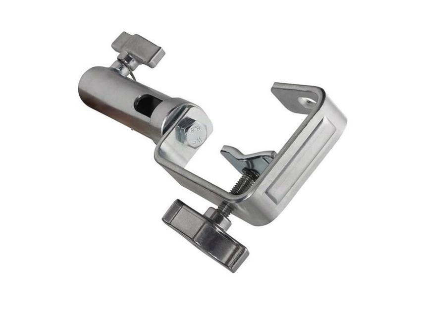 MANFROTTO STAGE CLAMP 28mm socket  *** ONE PIECE *** safety cable and R-Clip  (48mm-66mm)