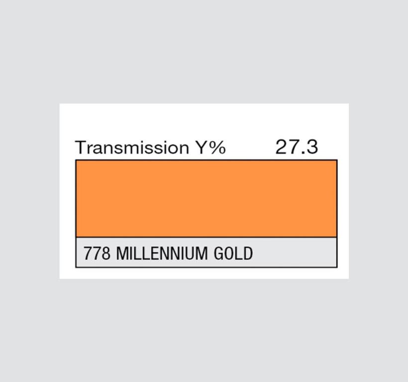 LEE-Filters, HT 778, Rolle 400x117cm ***AUSLAUFARTIKEL!!! High Temp., Millennium Gold, ***ANBRUCH RESTBESTAND