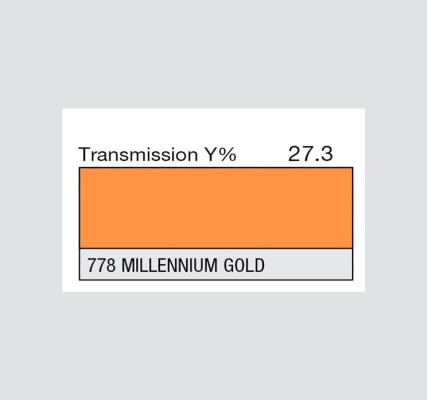 LEE-Filters, HT 778, Rolle 400x117cm ***AUSLAUFARTIKEL!!! High Temp., Millennium Gold, ***ANBRUCH RESTBESTAND