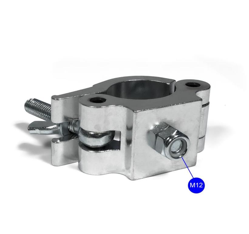 Ultralite Coupler, Half Coupler Montageschelle, M12-Schraube 48-51mm, mit TÜV, belastbar bis 500kg, KCP-831-M12