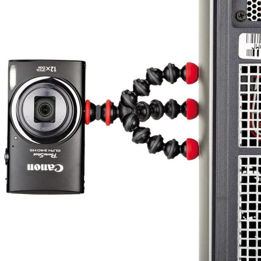 JOBY GorillaPod Magnetic 325 Mini Stativ mit Magnetfüßen Micro Stativ für Point-&-Shoot- und kleine Kameras