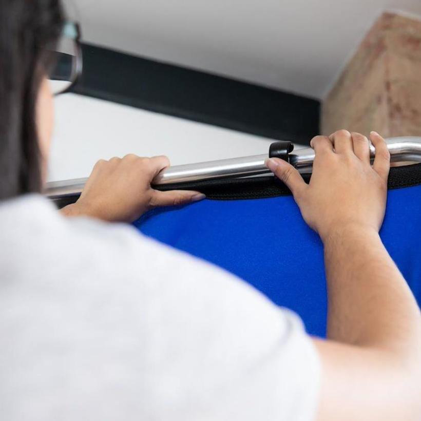 Manfrotto Panorama Hintergrund 4m Chromakey Blau 