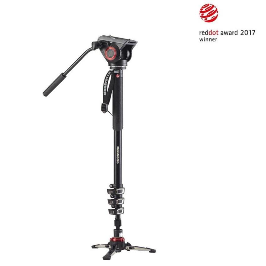 MANFROTTO XPRO Video-Einbeinstativ Aluminium mit Kopf 4 Segmente