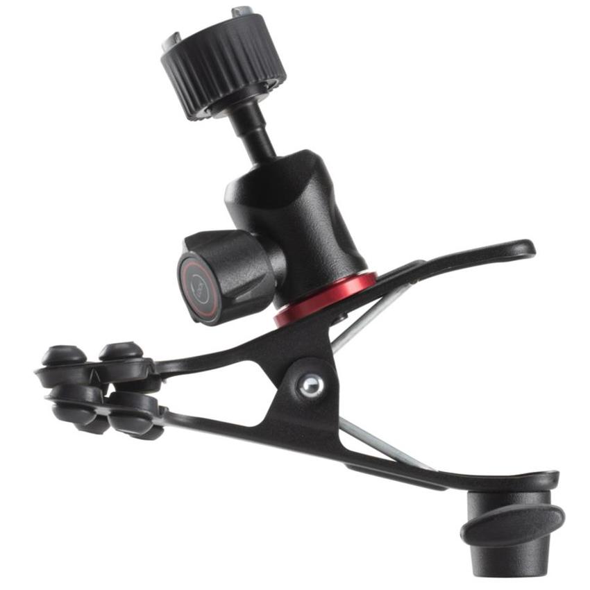 MANFROTTO COLD SHOE SPRING CLAMP Federklemme mit Zubehörschuh -->bis Ø40mm Klemmbereich