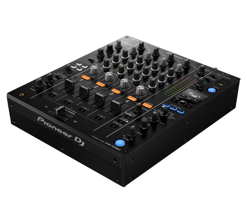 Pioneer DJM-750MK2, DJ-Mixer, 4 Kanäle, SCHWARZ 