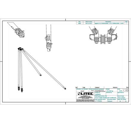 Litec TFRS01 Tower rising kit, complete
