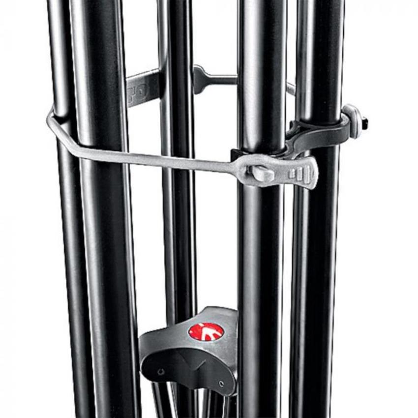 MANFROTTO Aluminium Teleskop Doppelrohr Stativ 