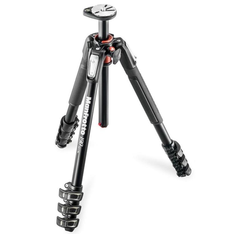 MANFROTTO 190XPRO Alu Stativ QPL, 4 Segmente max. Höhe: 160cm, max. Belastung: 7kg