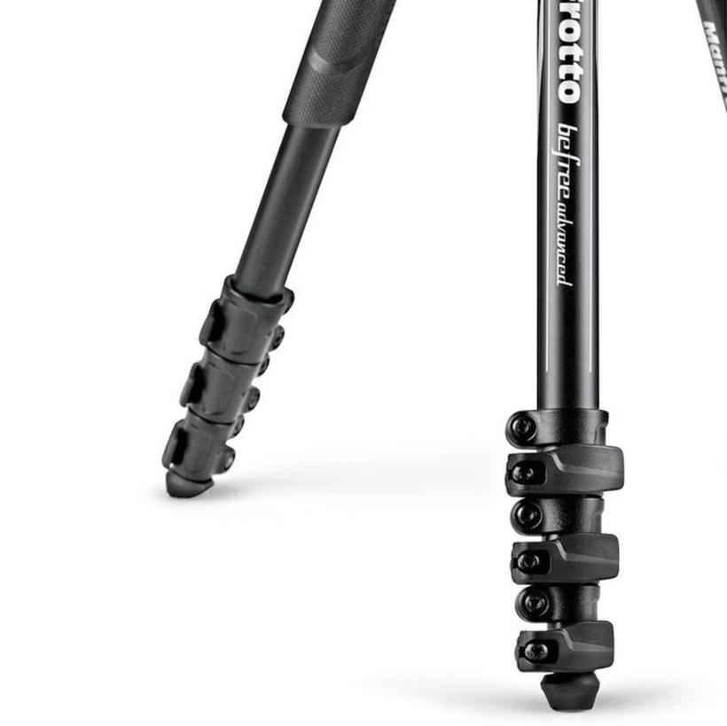 MANFROTTO Befree Advanced Alu Reisestativ QPL mit Kugelkopf, schwarz