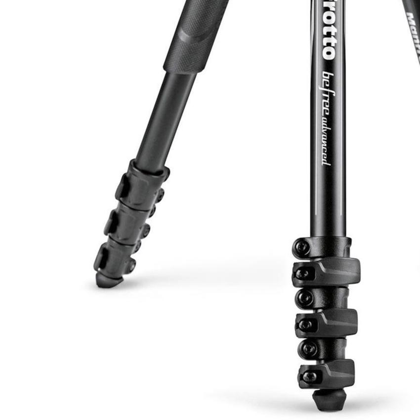 MANFROTTO Befree Advanced Alu Reisestativ QPL mit Kugelkopf, schwarz
