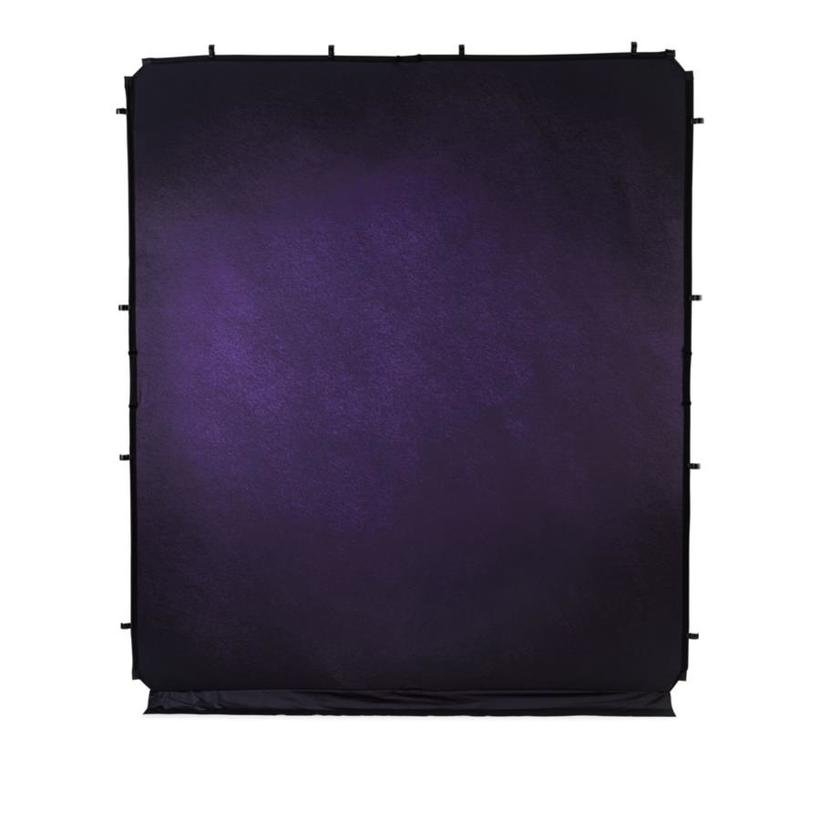 Manfrotto EzyFrame Vintage Cover Aubergine,2x2,3m Bespannung im Vintage-Stil, Farbe: Aubergine, OHNE Rahmen und Tasche