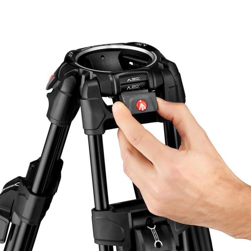 MANFROTTO Doppelrohrstativ 645 Fast Twin Carbon 