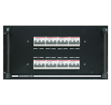 ChainMaster Handsteuerung D8,  8-Kanal, Typ II, Fernbedienung 6m Kabel, für Motoren bis 3kW, IN: CEE63/5,