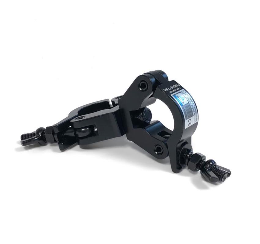 Ultralite Coupler, Slim Doppelschelle 30mm, M12, SCHWARZ, 48 mit TÜV, belastbar bis 500kg, **** NEUES MODELL ****