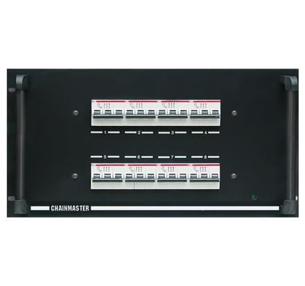 ChainMaster Handsteuerung D8,  8-Kanal, Typ II, Fernbedienung 6m Kabel, für Motoren bis 1kW, IN: CEE32/5,