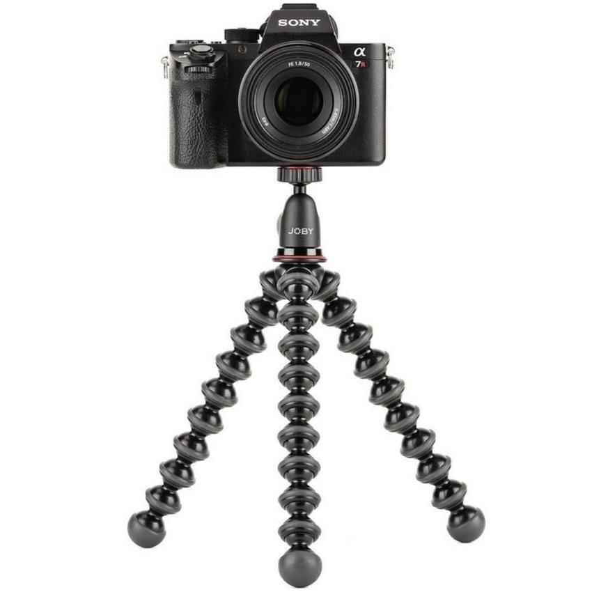 JOBY GorillaPod 1K Stativ Kit für spiegellose und Kompakt- kameras, Kompaktes Stativ und Kugelkopf für fortgeschrittene