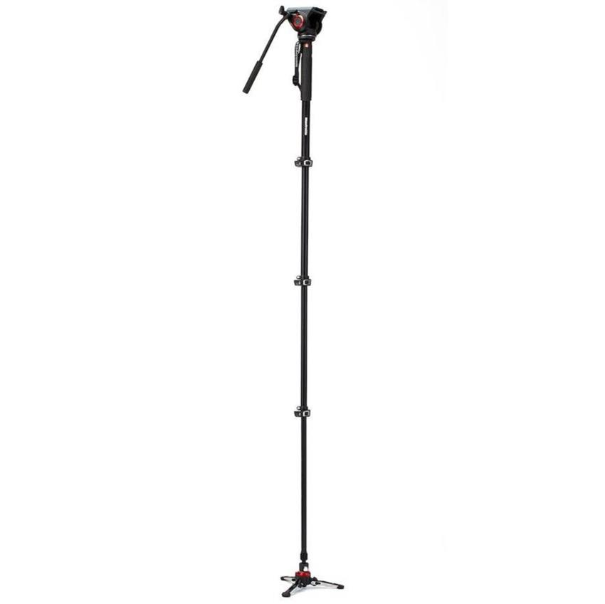 MANFROTTO XPRO Video-Einbeinstativ Aluminium mit Kopf 4 Segmente