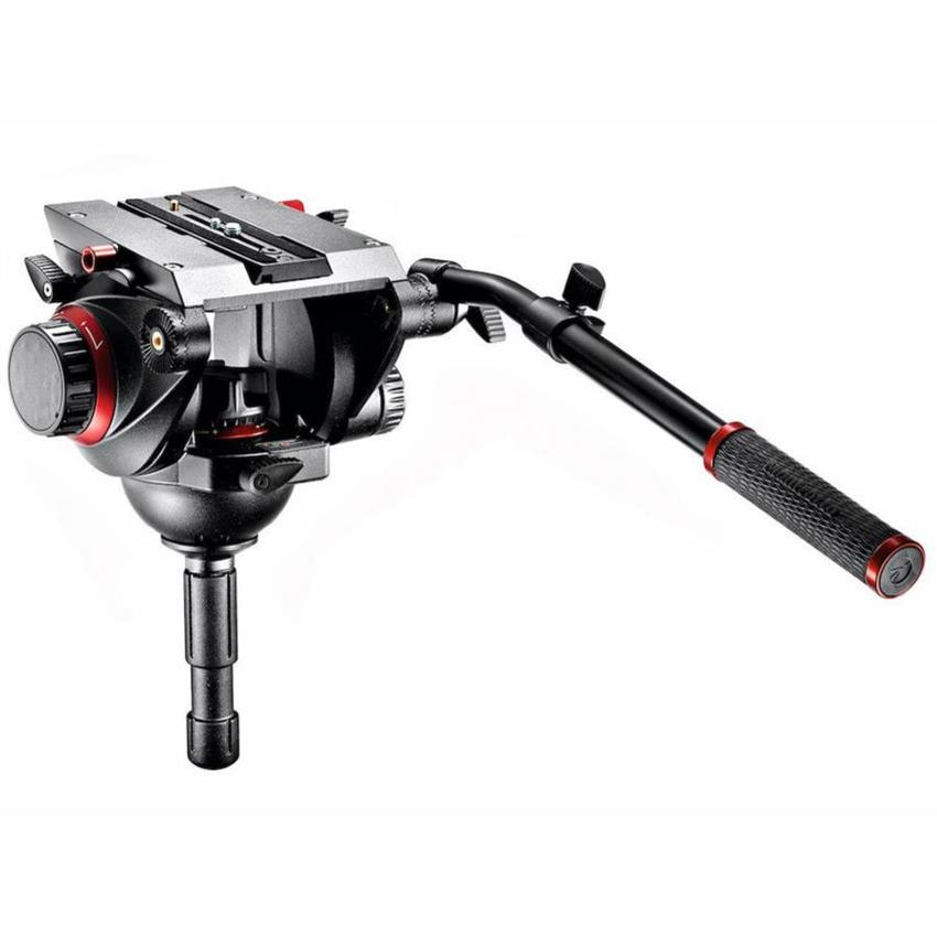 MANFROTTO Videokopf 509 Pro mit Stativ 645 Fast Twin Alu und Tasche