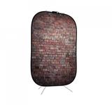 Manfrotto Urban Collapsible 1.5x2.1m Classic Red/Distressd White Brick