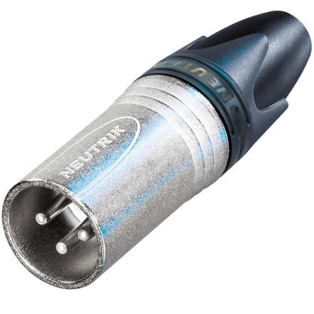 Neutrik 3pol-XLR Kabelst., vernickeltes Gehäuse, Silber beschichtete Kontakte