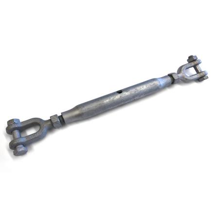 Ultralite Wantenspanner M16 mit Gabel/Gabel, feuerverzinkt, Tragkraft 1200kg WLL