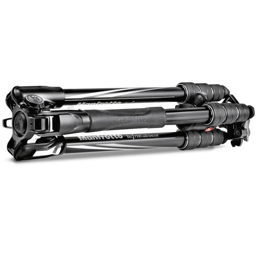 MANFROTTO Befree Advanced Alu Reisestativ Twist mit Kugelkopf, schwarz, inkl. Tragetasche
