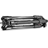 MANFROTTO Befree Advanced Alu Reisestativ Twist mit Kugelkopf, schwarz, inkl. Tragetasche