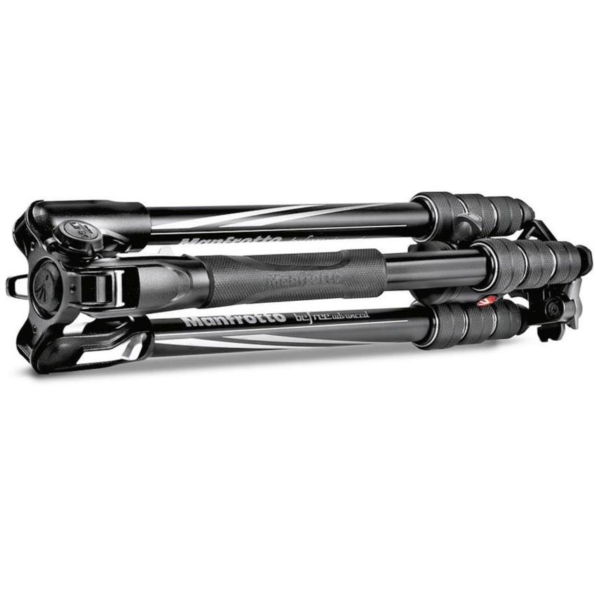 MANFROTTO Befree Advanced Alu Reisestativ Twist mit Kugelkopf, schwarz, inkl. Tragetasche