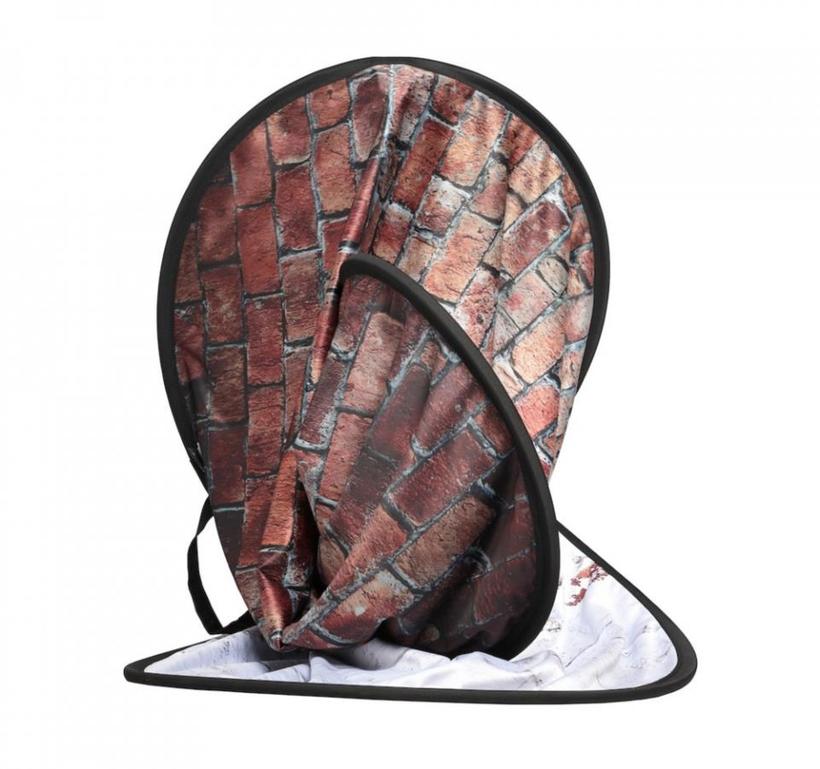 Manfrotto Urban Collapsible 1.5x2.1m Classic Red/Distressd White Brick