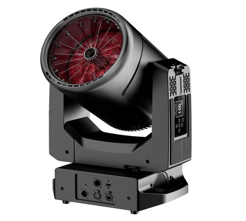 VL5LED WASH, 18 x Hex chip RGBALC LED , c/w, 2 x VL 150mm Rails, power input connector,BLACK, flightcase foam insert