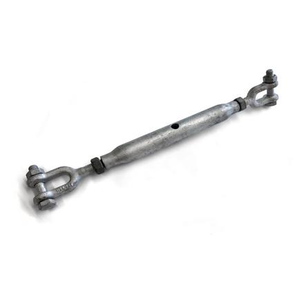 Ultralite Wantenspanner M12 mit Gabel/Gabel, feuerverzinkt, Tragkraft 700kg WLL
