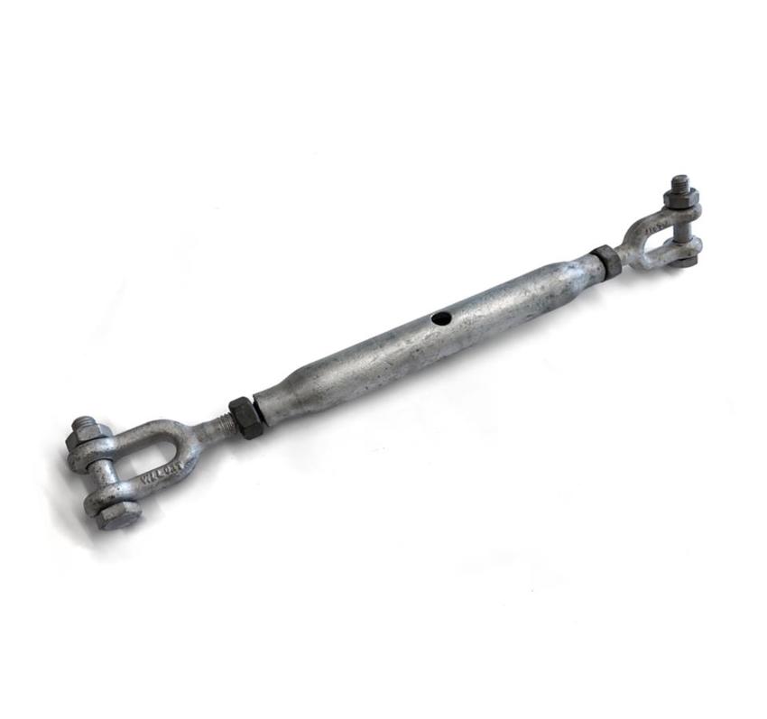 Ultralite Wantenspanner M12 mit Gabel/Gabel, feuerverzinkt, Tragkraft 700kg WLL