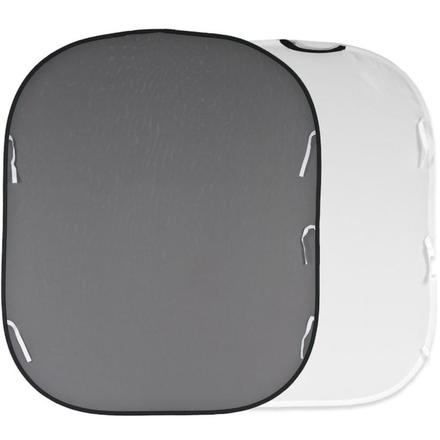 Manfrotto Falthintergrund Doppelseitig Weiß/Grau 150x180cm 