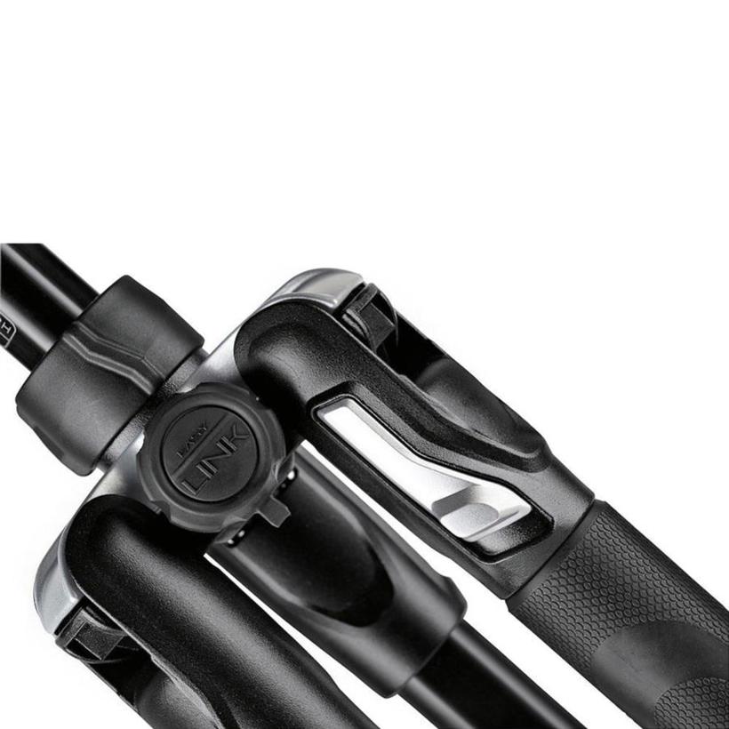 MANFROTTO Befree Advanced Alu Reisestativ Twist mit Kugelkopf, schwarz, inkl. Tragetasche