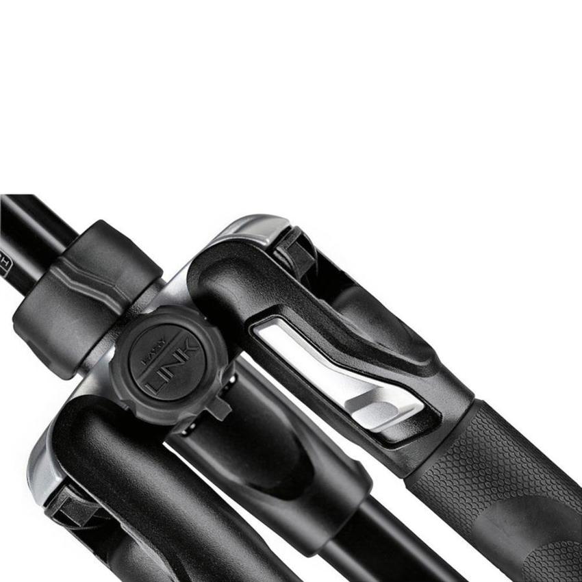 MANFROTTO Befree Advanced Alu Reisestativ Twist mit Kugelkopf, schwarz, inkl. Tragetasche